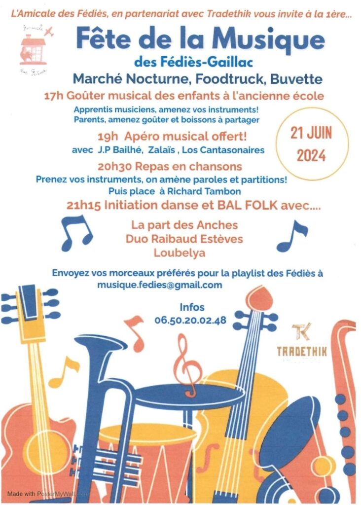 tradethik productions actualites fete de la musique fedies