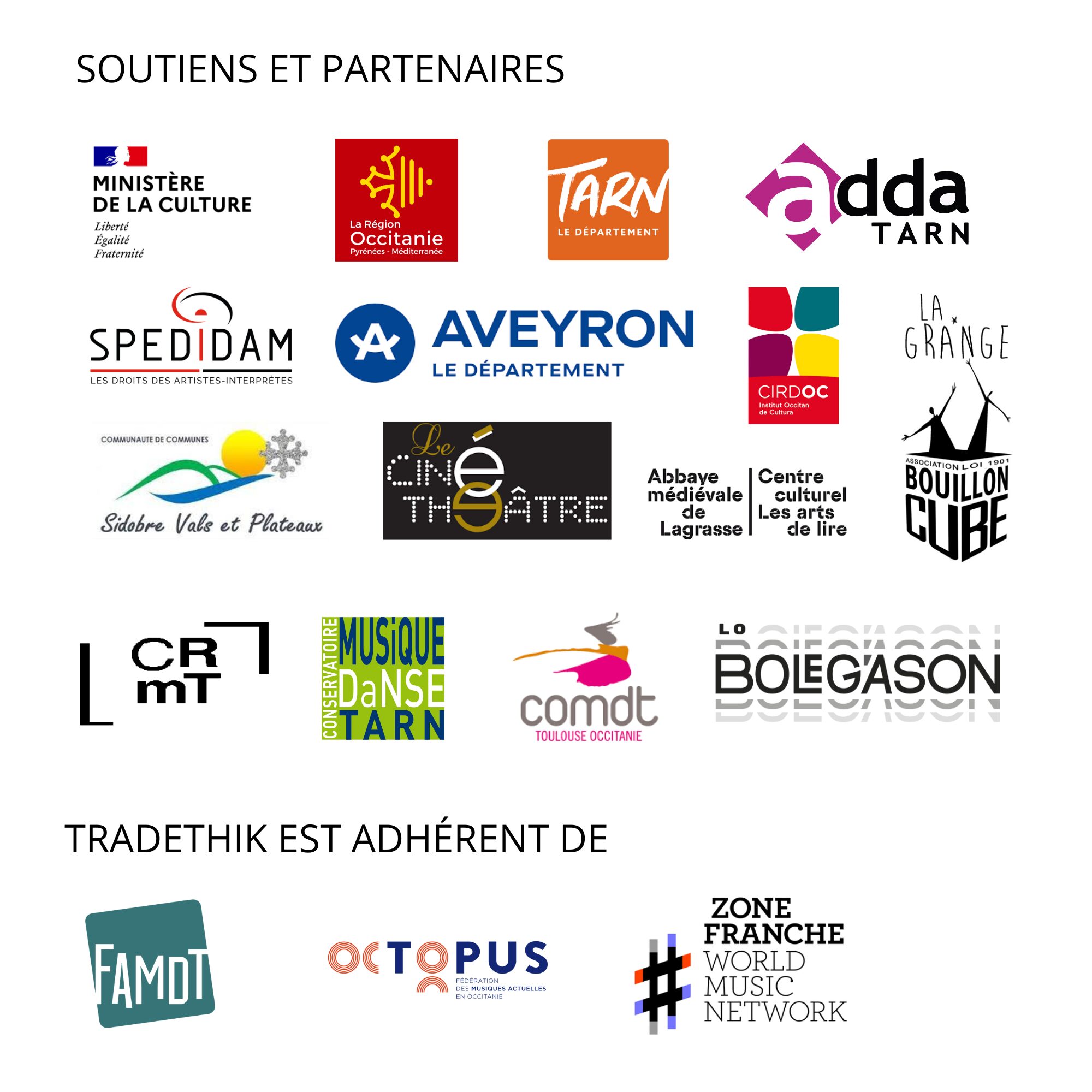 tradethik productions partenaires soutiens et partenaires tk